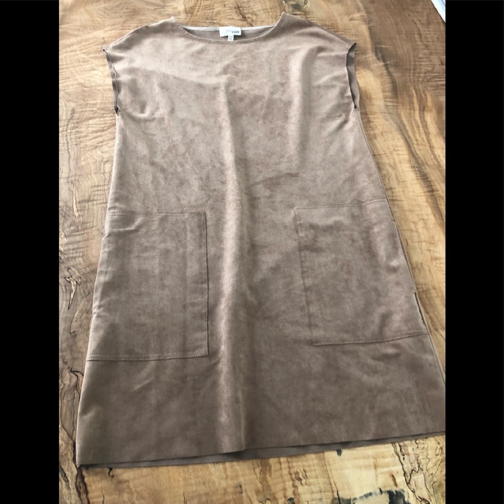 Wilfred Free faux suede mini dress in xxs